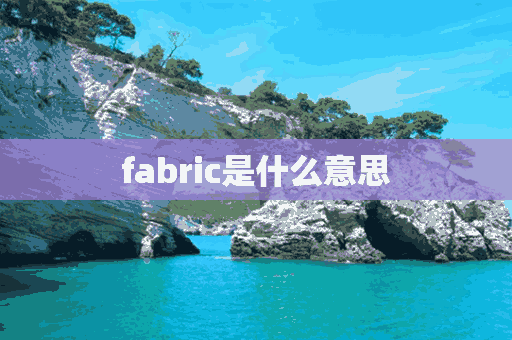 fabric是什么意思